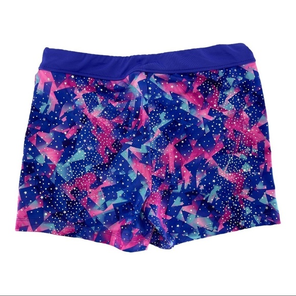 Danskin Now Galaxy Space Dance Athletic Shorts XL - Picture 2 of 3
